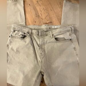 Cremieux Premium Denim Men's Tan Relaxed Jeans, 38x34